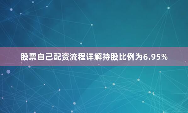 股票自己配资流程详解持股比例为6.95%